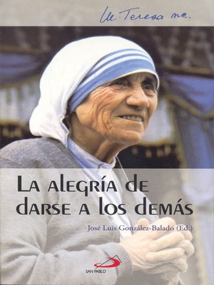 cover image of La alegría de darse a los demás